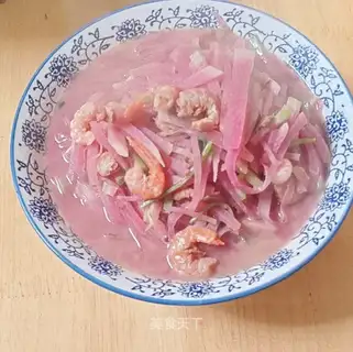 Shrimp rice soup