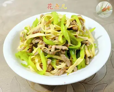 Green peppers, thin silk, a thousand silks
