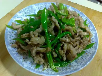 green pepper meat
