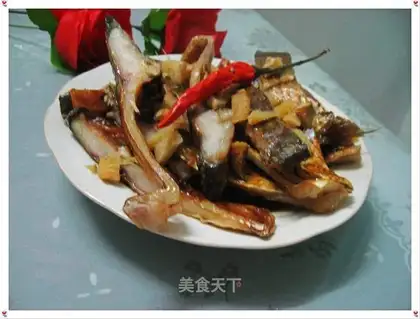 Steamed dried bream