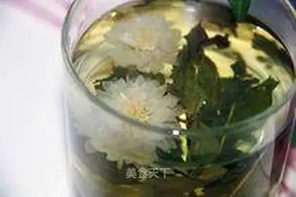 Mint chrysanthemum tea