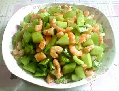Jadeite shrimp