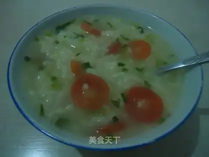 carrot and vegetable porridge