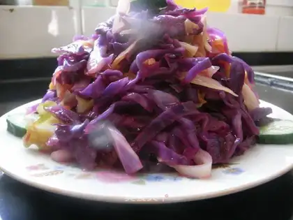 Sweet and sour cabbage