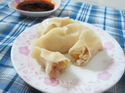 Chicken and corn dumplings