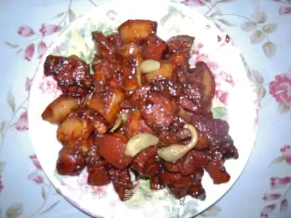 Laba garlic braised pork