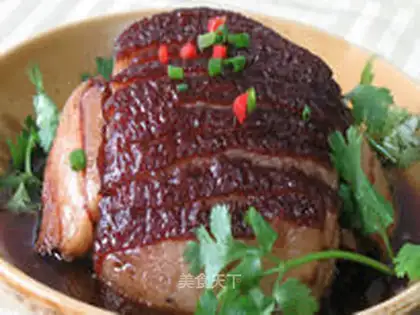 braised pork with plum vegetables