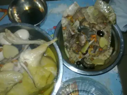 Stewed chicken with turtle