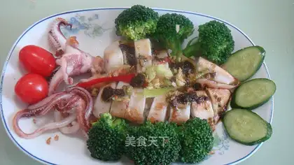 Pan-fried squid