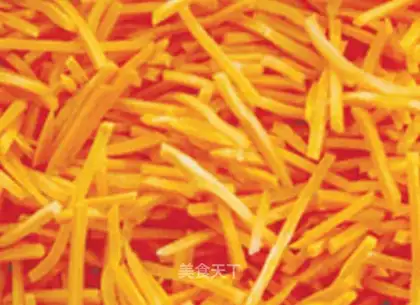 Sweet carrot strips