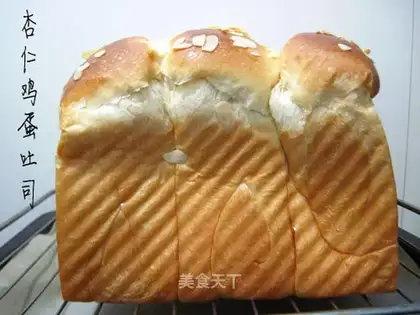 Almond and egg toast