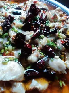 boiled fish