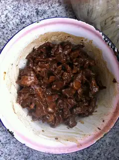 roasted pork slices