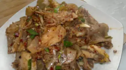 stir-fried chicken rack