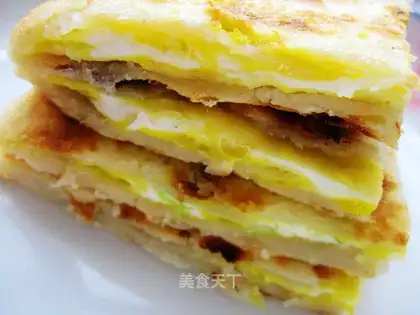egg filling cake