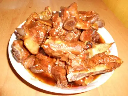 Ribs in oyster sauce