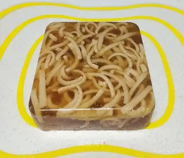 Amber pig's skin