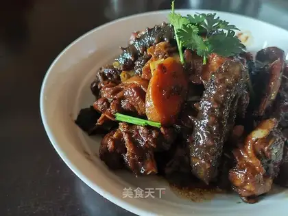 Sea cucumber chicken