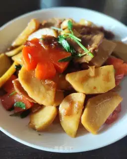 Winter fried meat