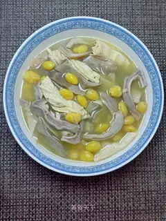 Plum and porridge soup