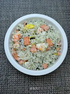 Lunch prawn veggie rice