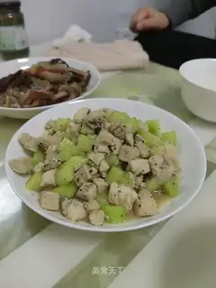 Black pepper cucumber fried chicken