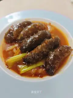 Burning sea cucumber
