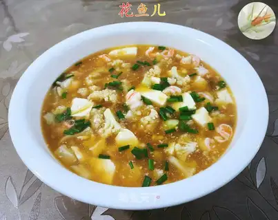 Shrimp tofu bouquet