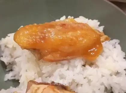 A chicken with a yellow wind