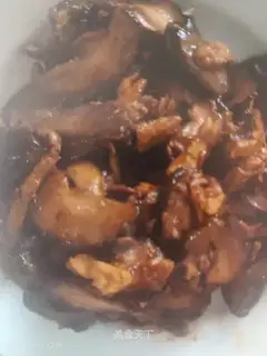 Mushroom fried meat