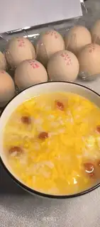 Bourbon egg soup