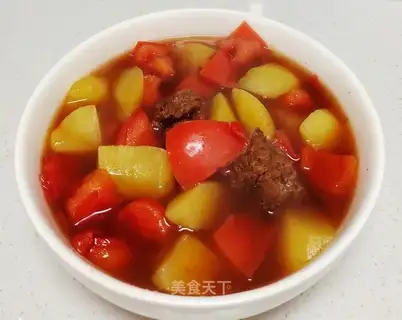Potato red beef