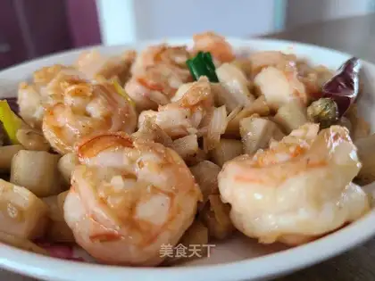 ♪ Lian-leeded shrimp ♪