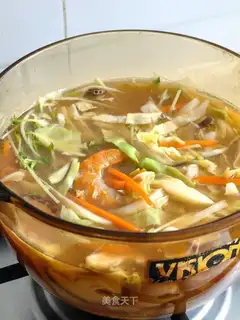 Spring veggie soup