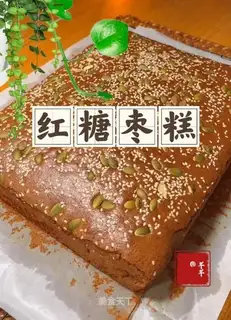 Red date cake