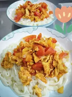 Tomato eggs for noodles