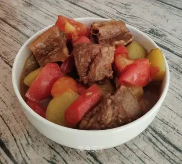 Potato red beef