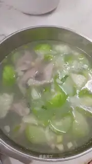 Scrawny melon soup