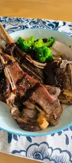 A lamb chop