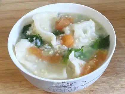 I'll make some dumplings from the tampon soup