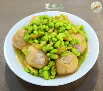 Squeeze the pasta and cook the beans