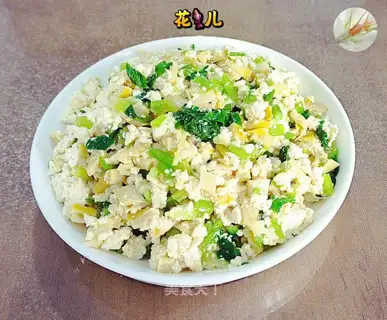 Celery and goattails tofu