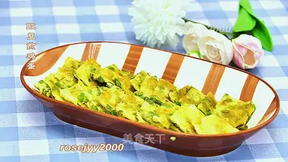 Fried eggs with beans
