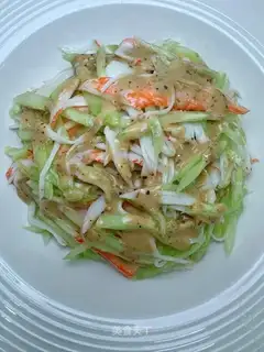 Crab willow with cucumbers