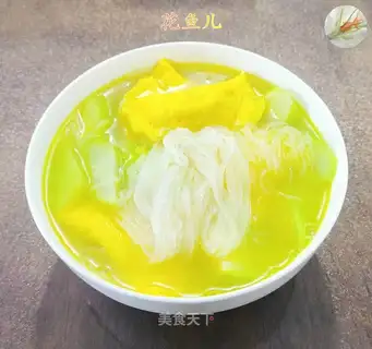 The egg dumplings and the potato fans