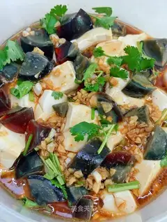 Eggs and tofu