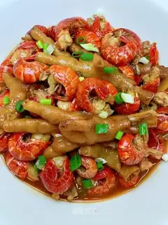 Chicken claws and lobster tails