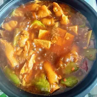 Spicy pig hoof pan