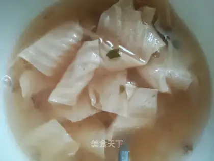 Homemade spicy soup