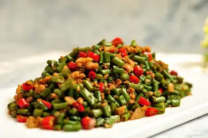 Meat and beans